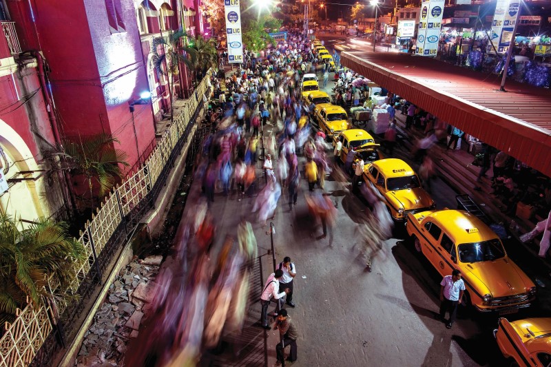 Busy Life in South Asia
