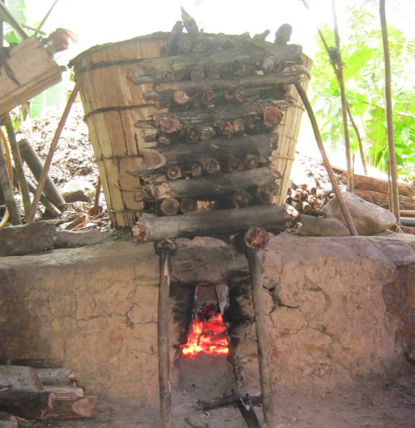 Distilling the oil